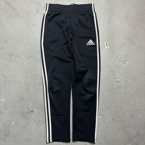 Adidas‎ Kids Classic 3-Stripes Athletic Track Pants Black Training Bottoms M